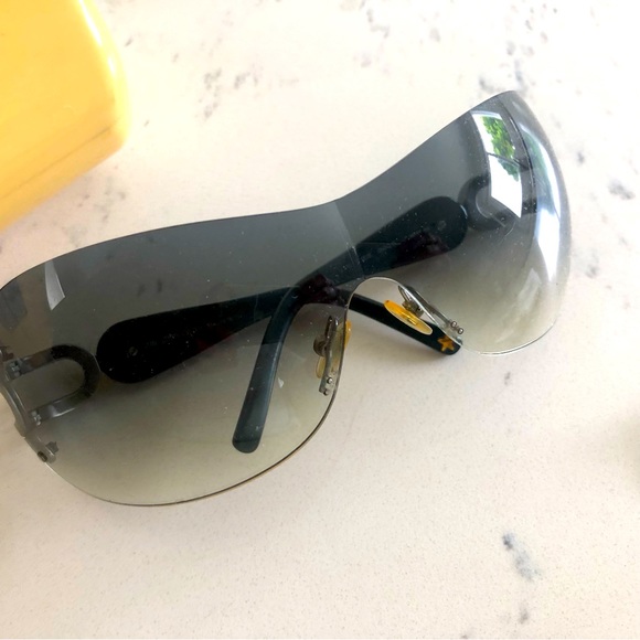 Jimmy Choo Shield Gradient Sunglasses - Picture 1 of 6